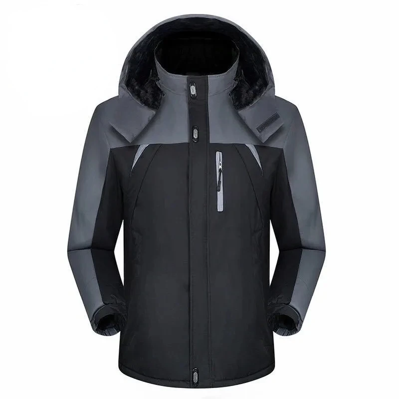 Men Winter New Outdoor Jet Ski Premium Snow Warm Parkas Jacket Coat Men Outwear Casual Hooded Waterproof Thick Rainproof