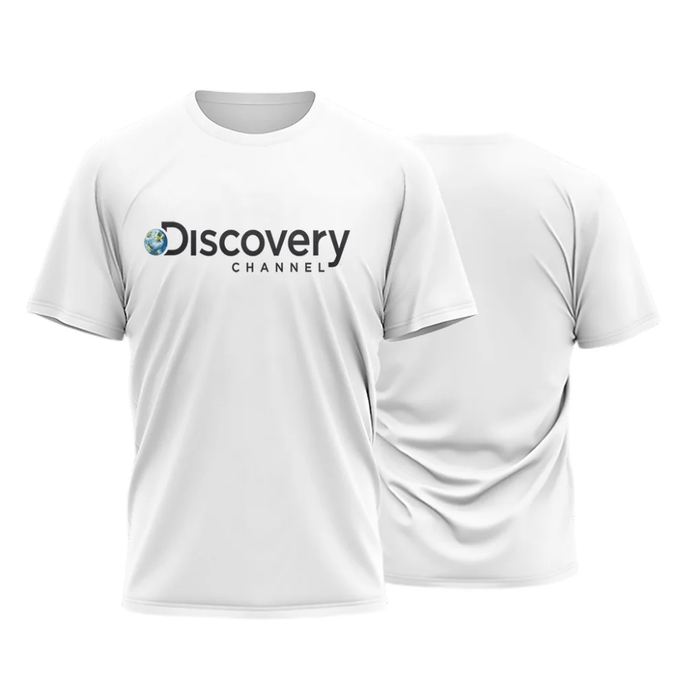 

Summer Quick Dry T-shirt Discovery Channel Sitcoms Men's T Shirt Outdoor Running Sports Top Casual O-neck Oversized Short Sleeve