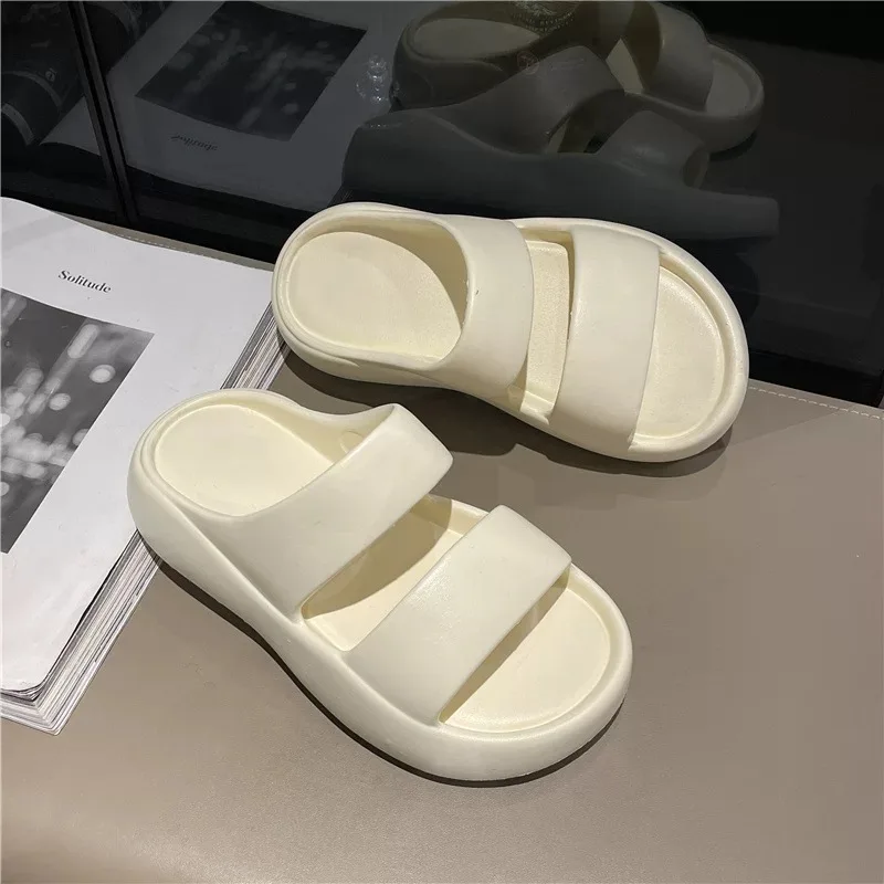 Женские тапочки эксклюзивные повседневные сандалии на плоской подошве с