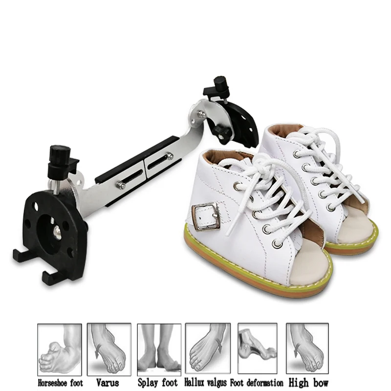 Ortoluckland Children Sandals Orthopedic Dennis Splint Brown Clubfoot Shoes Kids Baby Corrective Footwear For Rehabilitation