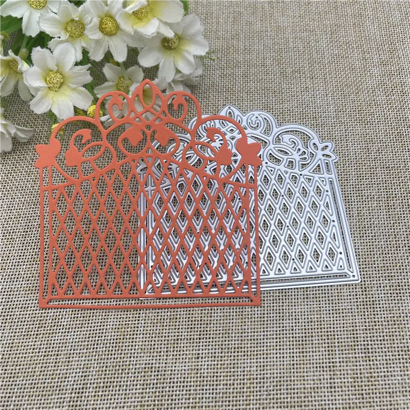 Режущие штампы AOKEDIY сетчатые кружевные серебристые