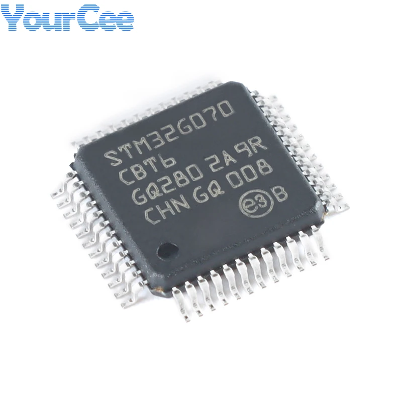 STM32G070CBT6 LQFP-48 Cortex-M0 + 32-битный микроконтроллер MCU 128KB Flash 36KB RAM Micro Controller LQFP48 |