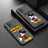 disney mickey mouse cartoon phone case for samsung galaxy a32 4g 5g a51 4g 5g a71 4g 5g a72 4g 5g carcasa liquid silicon soft