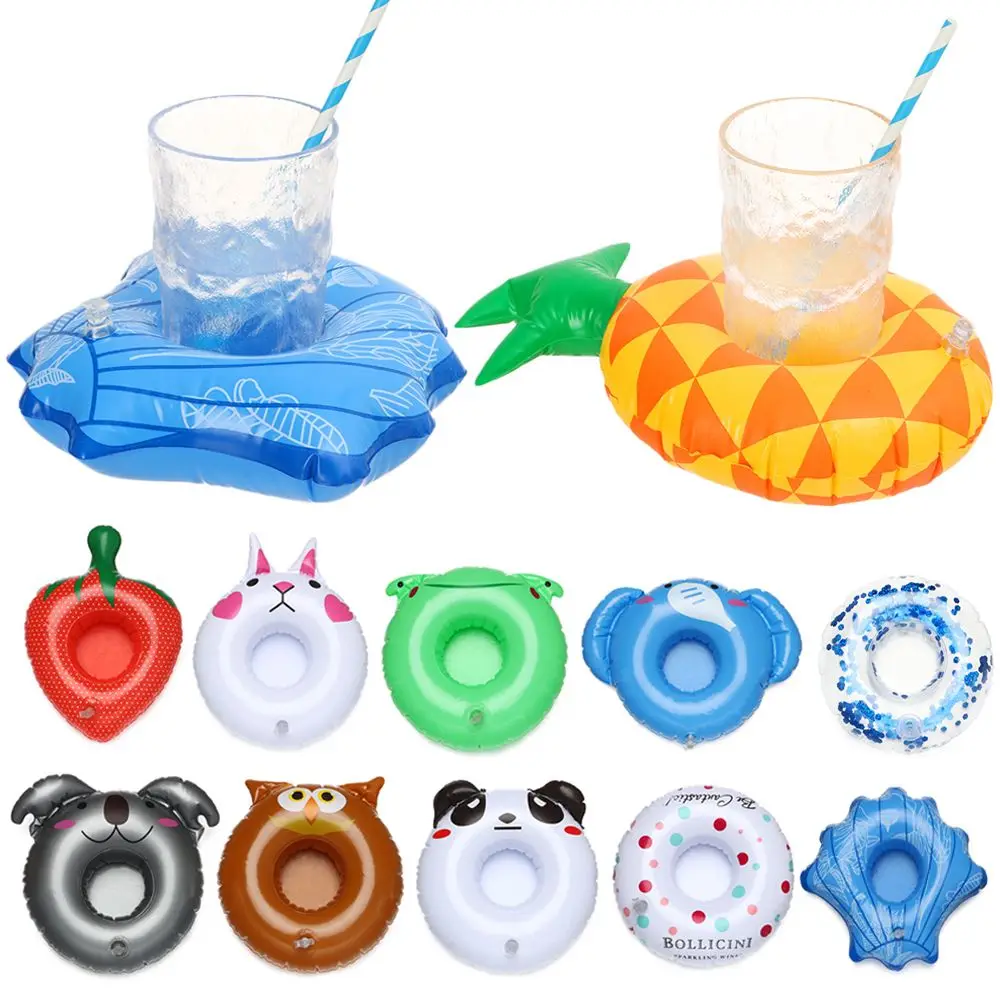 

Toys Party Decoration Pool Floaties Swimming Pool Float Inflatable Drink Holders Drink Floats Inflatable Cup Coasters