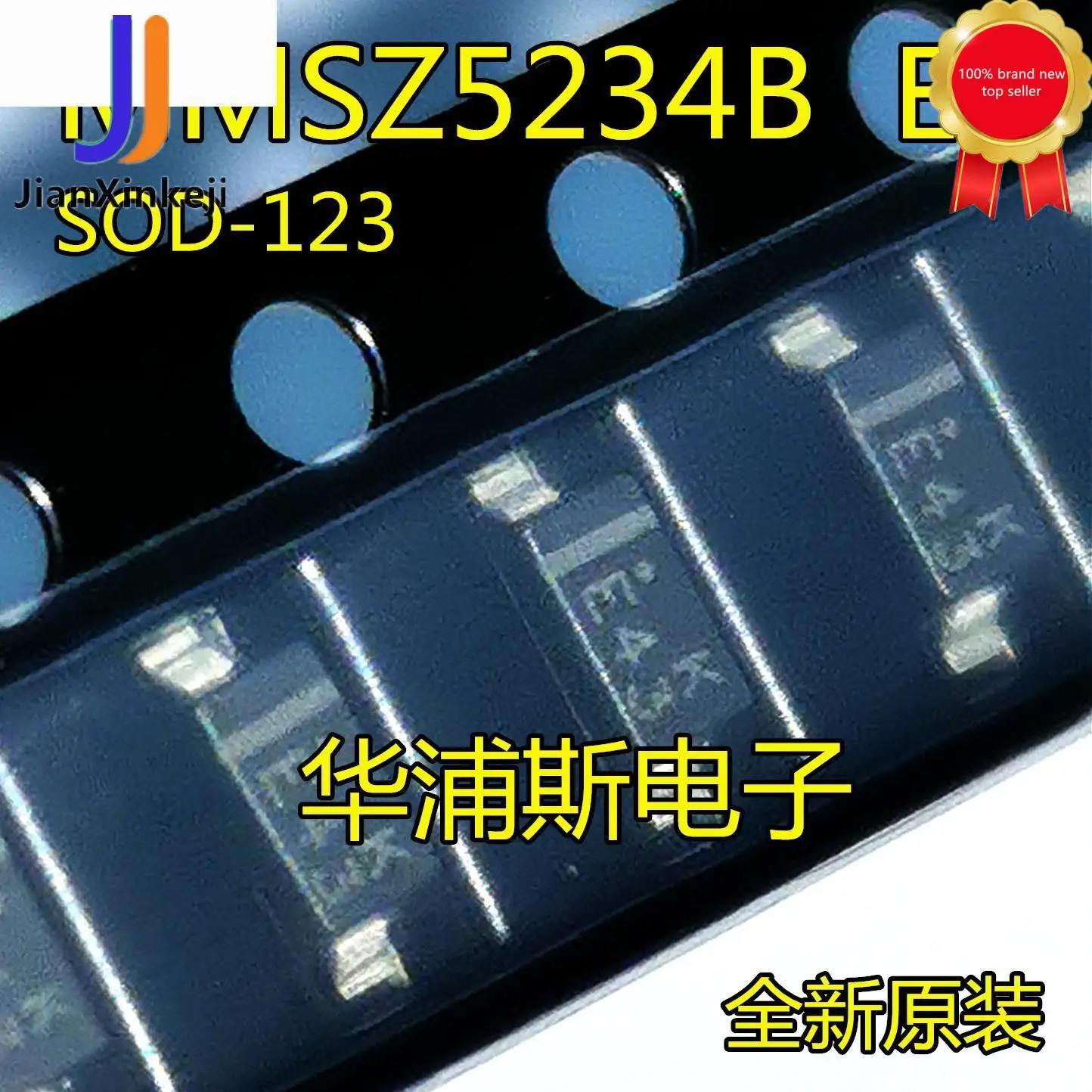 

30pcs 100% orginal new SMD Zener diode MMSZ5234B SOD-123 6.2V silkscreen E4 spot in stock