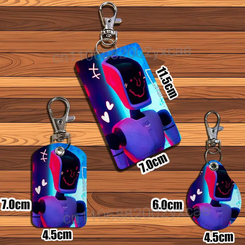 Кожаный картхолдер Eric Deborahbot 5000 Mitchells Machines с изысканным брелоком-футляром для карт метро и пропусков (art.: 3920dc734cc35) - 3920dc734cc35