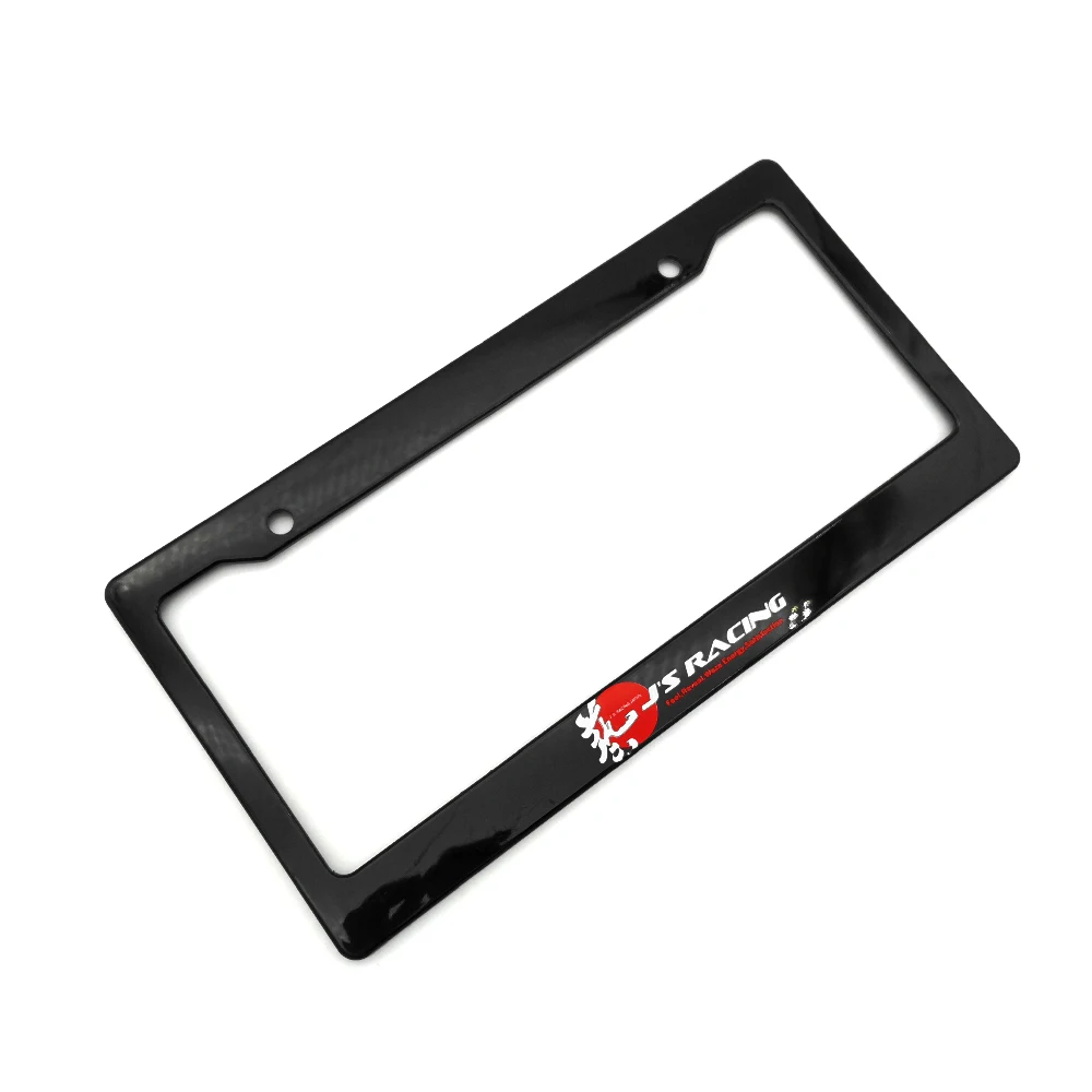 1 шт. модные бирки в стиле JDM значок JS RACING рамка для номерного знака автомобиля