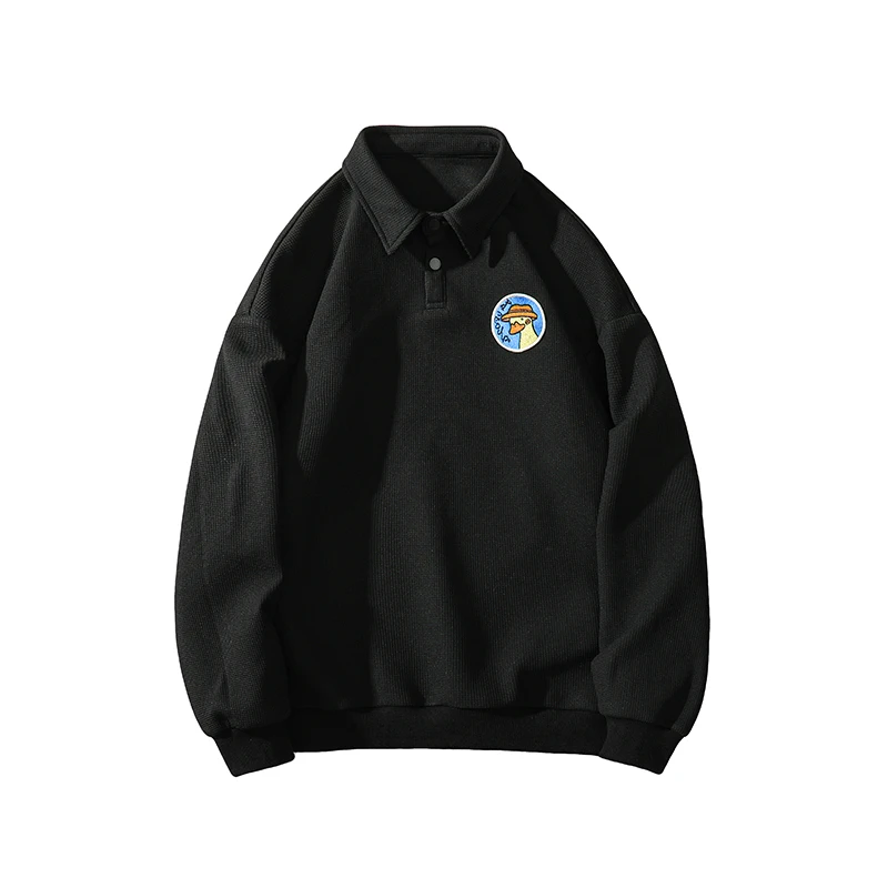 

Korea Fashion Brand Hoodies 2022 Spring Autumn Hip Hop Black Casual For Men's Sweatshirts Punk Streetwear Clothes