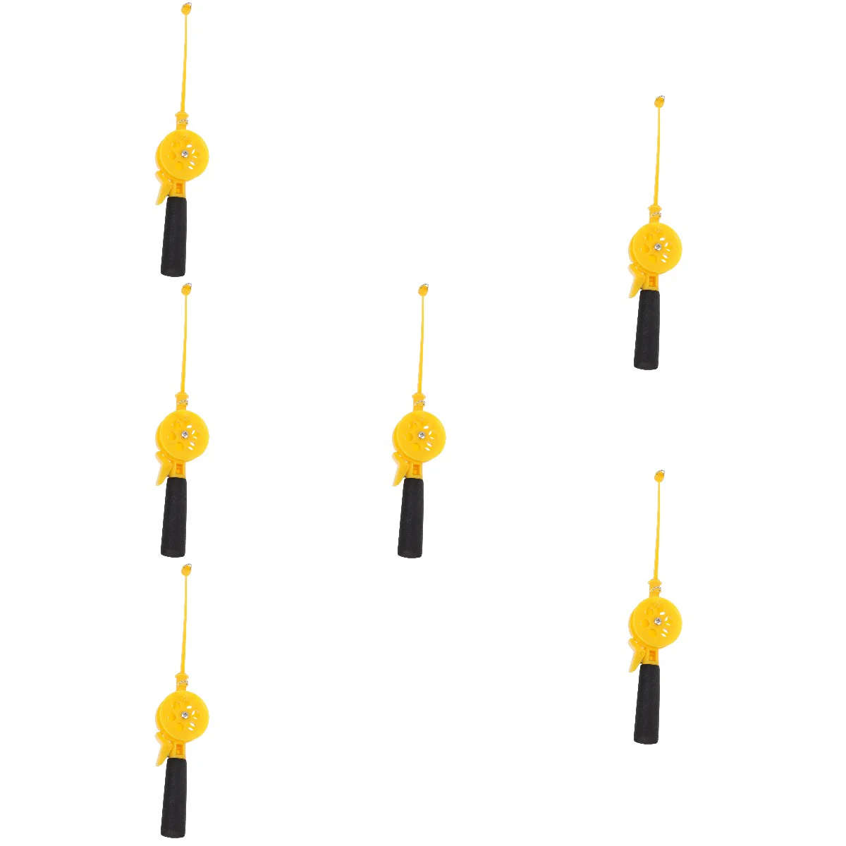 

6 Pc Fishing Rod Supply Children Poles Accessories Plastic Rods Outdoor Winter Tools