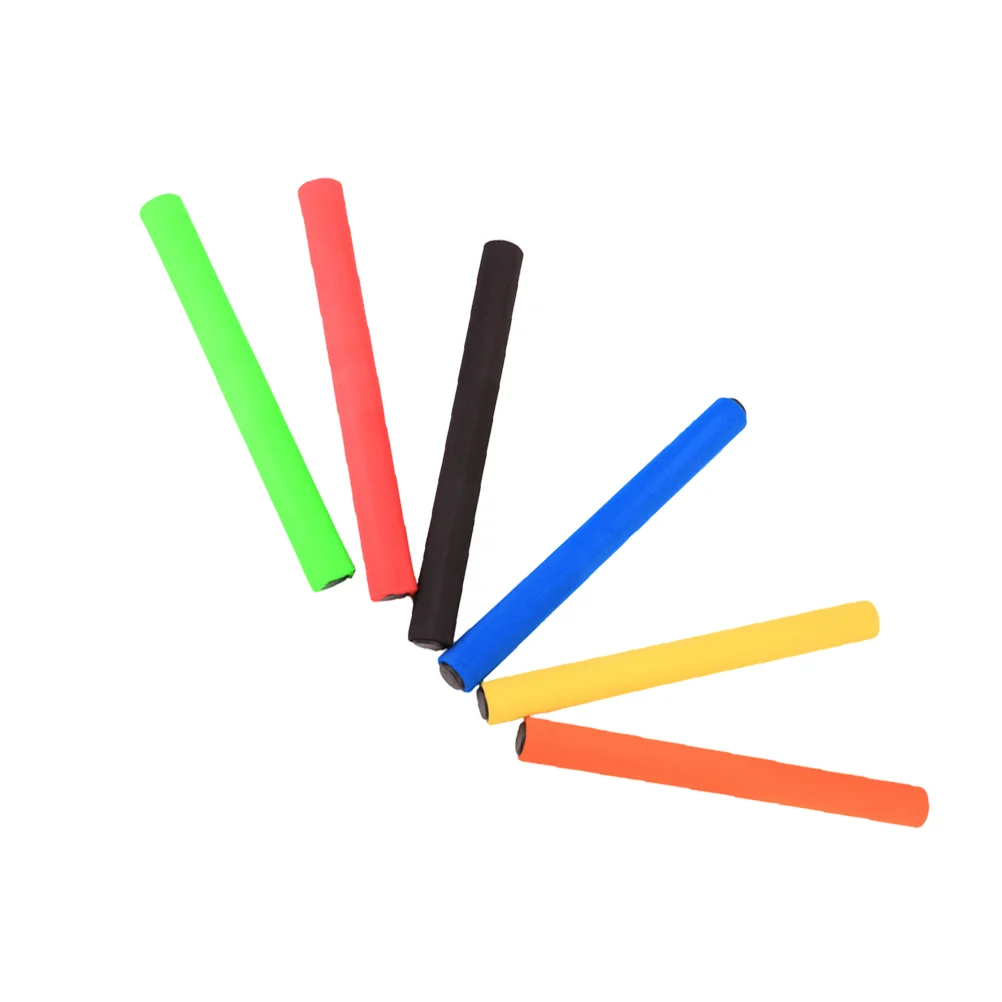 

6 шт. противоскользящие губчатые релейные палочки, палочки, трековое и полевое снаряжение, реквизит для бега, спортивных игр, товары для гоно...