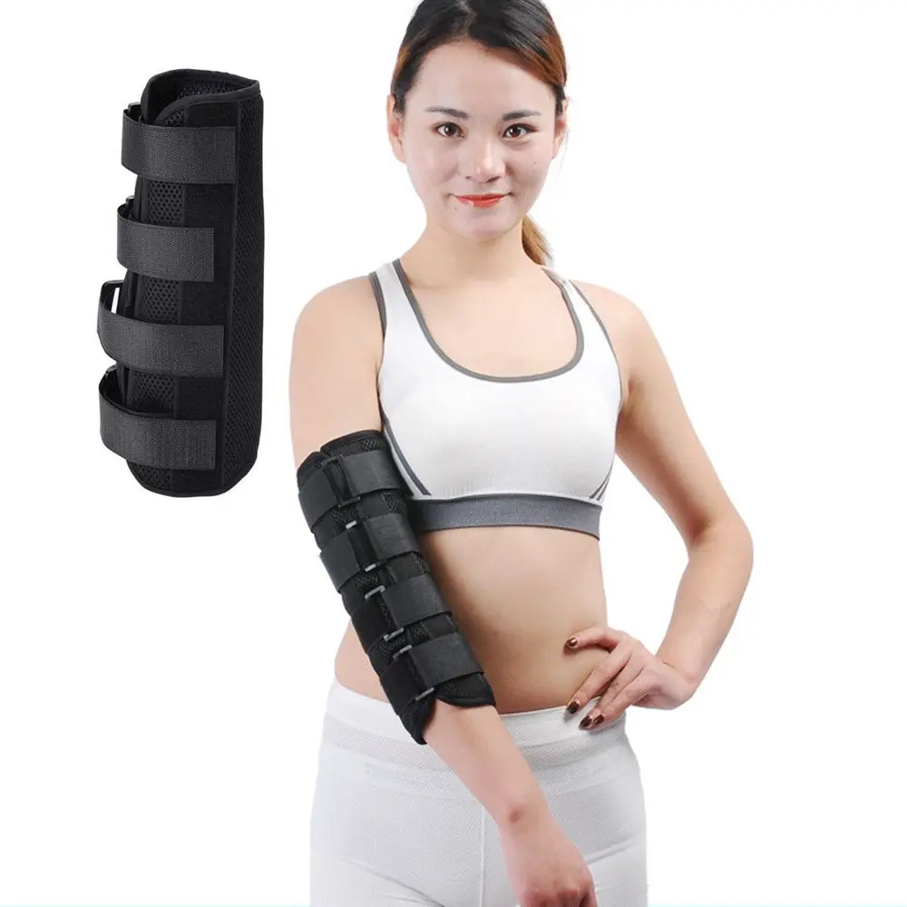 

Children Adults 3 Fixed Steel Plates Elbow Fixation Belt Elbow Support Pads Arm Splint Band Strap Arm Splint Brace