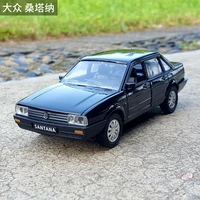 132 volkswagens santana alloy car model diecasts toy vehicles collect gift sound and light pull back car model toy