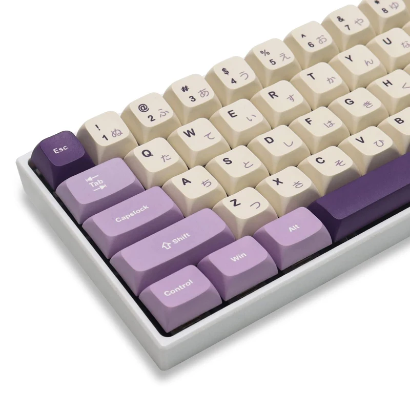 

123 клавиш фиолетовый PBT колпачок для клавиш краситель Sub MDA профиль Пользовательские DIY колпачки для клавиш для 61/84/87/104 Cherry MX Переключатель игровая механическая клавиатура