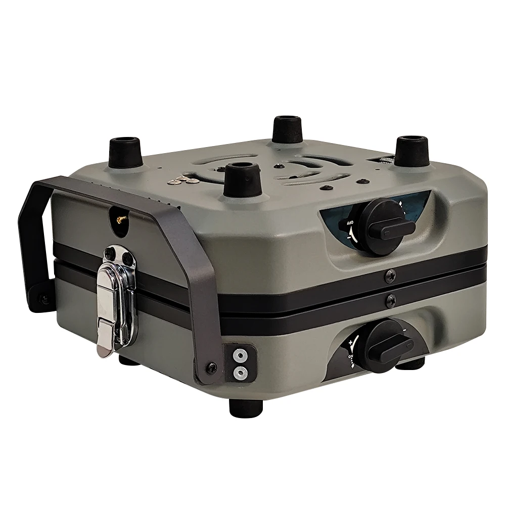 2-горелая походная плита складная с сковородой уличная газовая регулируемая