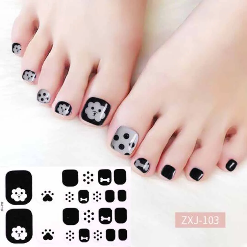 Наклейки для ногтей с полным покрытием водостойкие пляжные самоклеящиеся