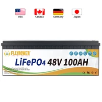 Best Price 48v 100Ah LiFePO4 Iron Phosphate Energy Battery Pack With BMS Deep Cycle for Golf Cart EV RV Storage Battery