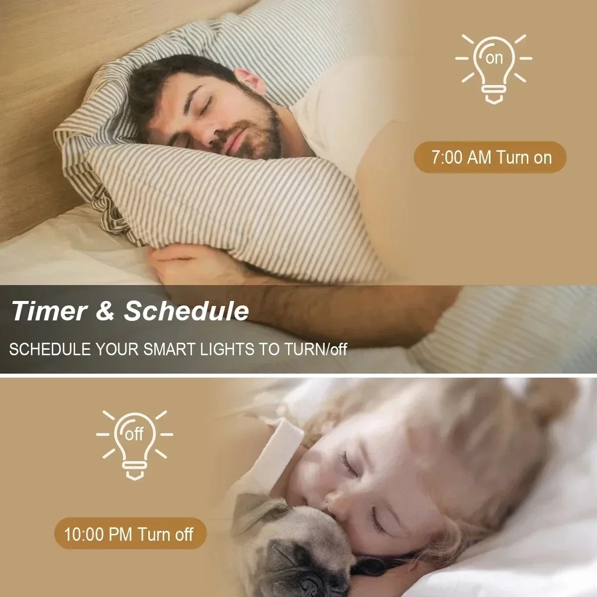 T37 E27 6 Вт Bambilla inteligente Tuya Wi-Fi/Bluetooth Led Alexa RGB 110 В 85 В-265 Para Google Assisatnt Smart Life Light с