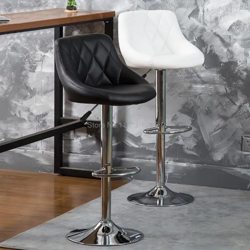 Высококачественные современные модные барные стулья из мягкой искусственной