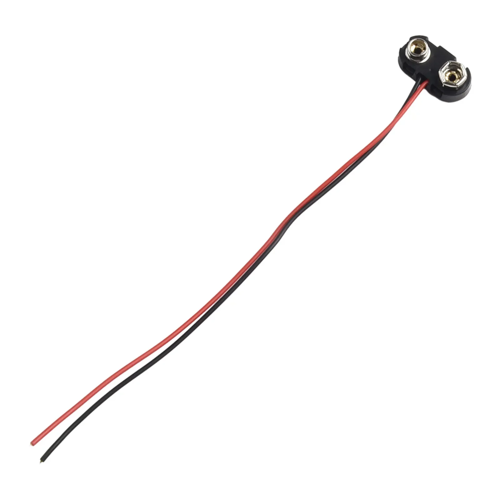 Черный жесткий корпус 9 В Т-образный зажим для аккумулятора разъем 20 шт. материалы