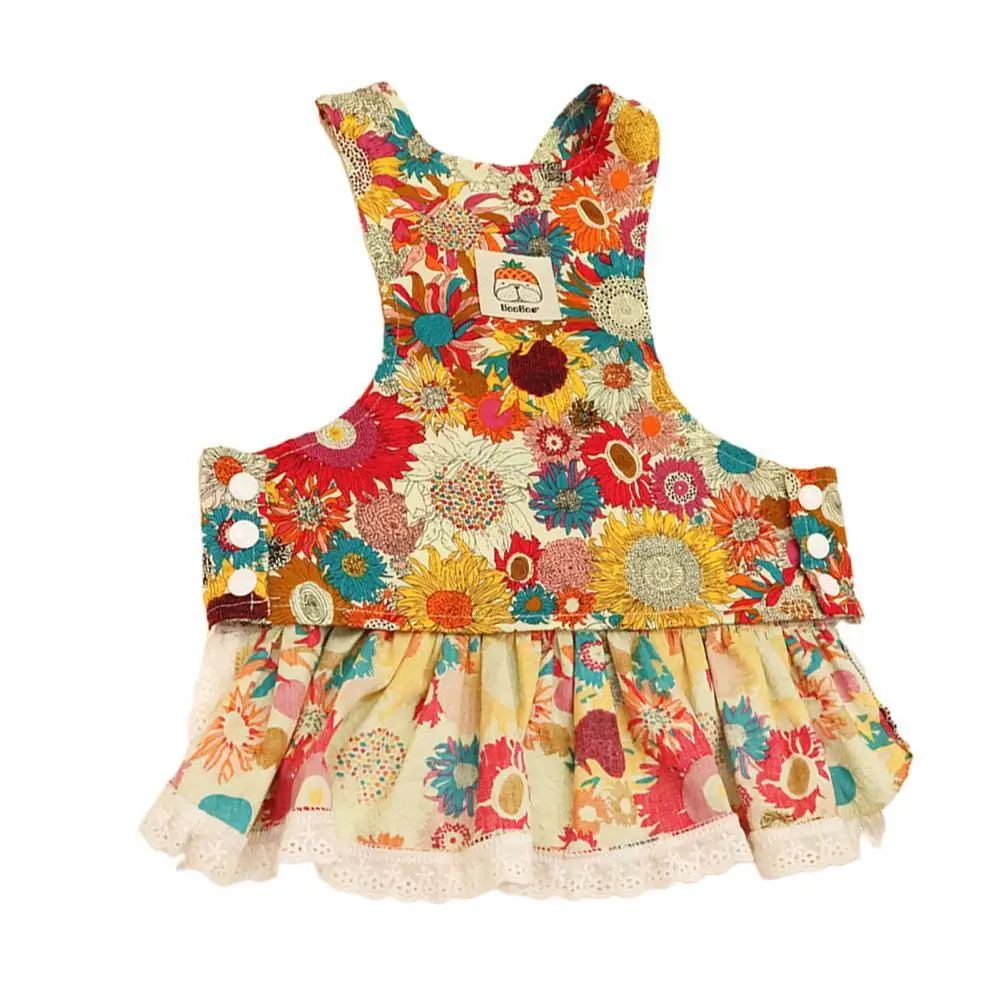 

Washable Decorating Pet Vest Puppy Sleeveless Clothes for Home Wear