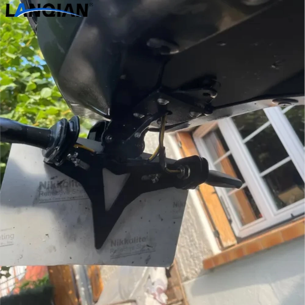 Фото Для Yamaha YZF R7 YZFR7 YZF-R7 2021 2022 2023 2024 2025 2026 задний держатель номерного знака кронштейн R7 аксессуары для мотоциклов №4