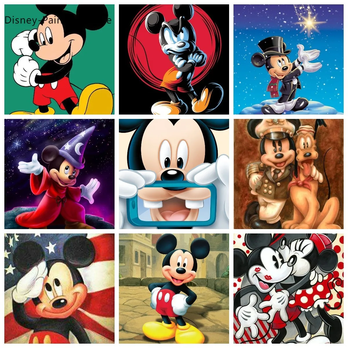 

Disney Mickey Mouse And Minnie In Love Diamond Painting Cartoon Cross Stitch Kits Embroidery Full Drill Mosaic Resin Home Decor