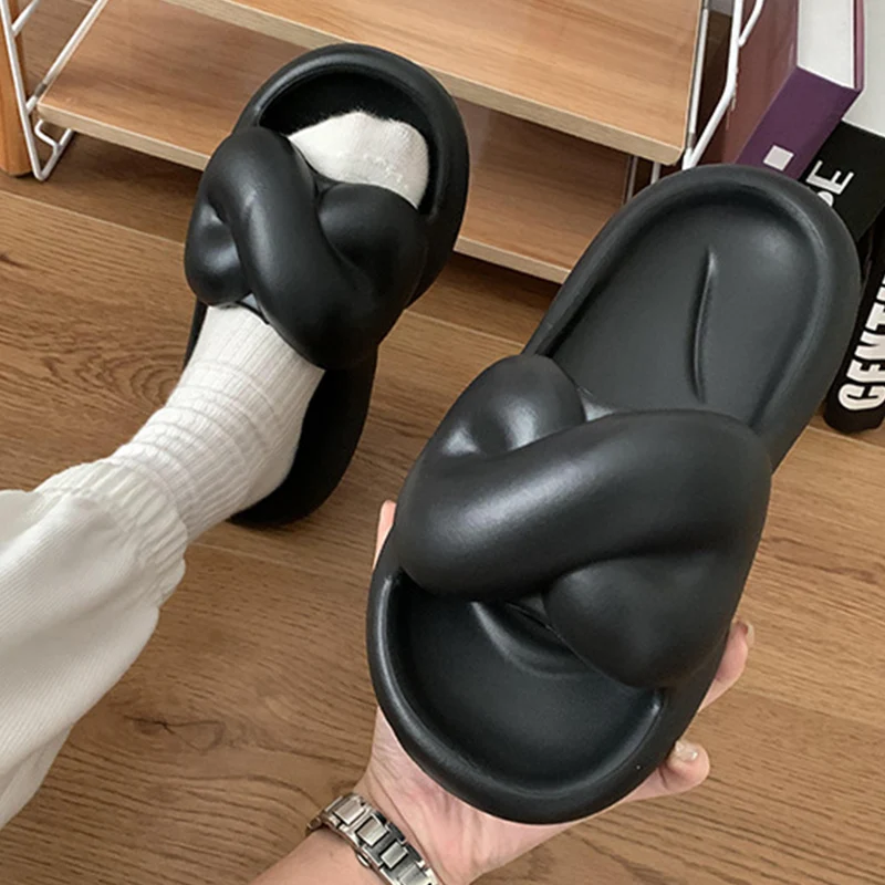 

Сланцы женские на платформе, забавный дизайн, модные мягкие Нескользящие, Эва, минималистичный дизайн, лето 2023