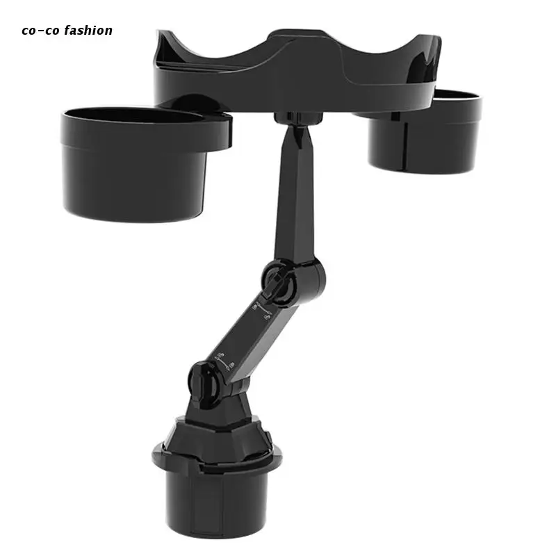 

517B Car Swivel Mount Holder Travel Cup Coffee Table Stand Food Tray 360 Swivel Arm