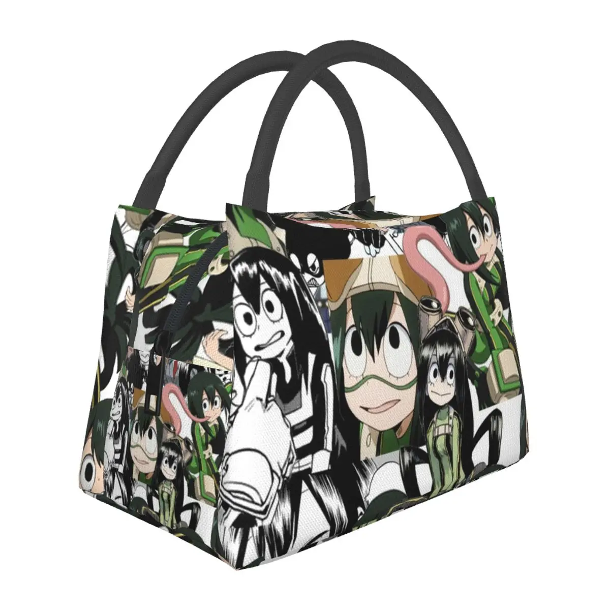 

Ланч-бокс с коллажем для детей, с принтом «Моя геройская Академия»