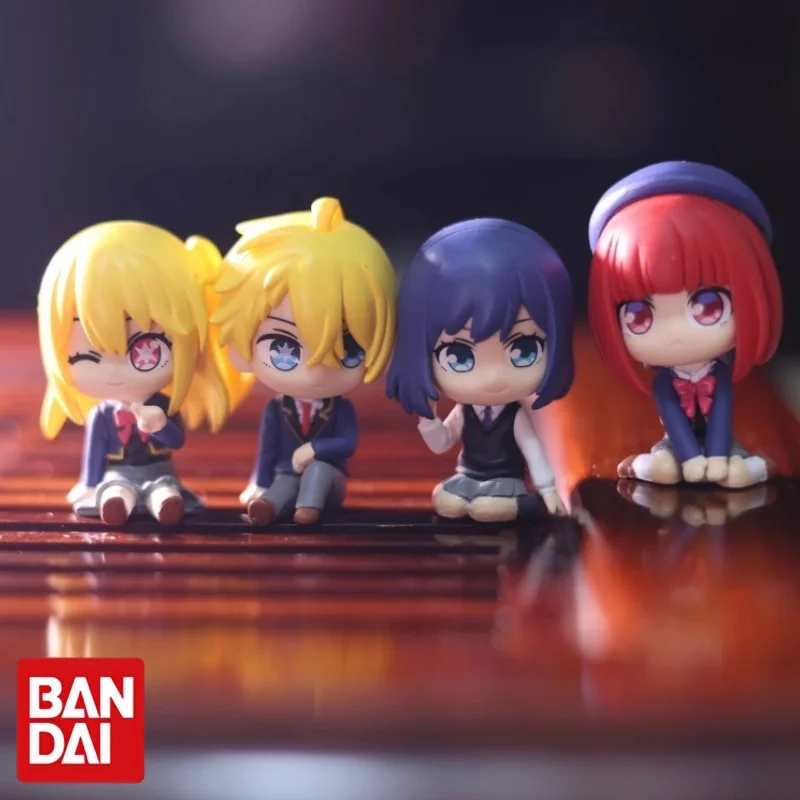 Фото Коллекционная мини-фигурка Bandai Oshi No Ko: Арима Кана, Руби Хошино, Акане Курокава (серия Gashapon) №1