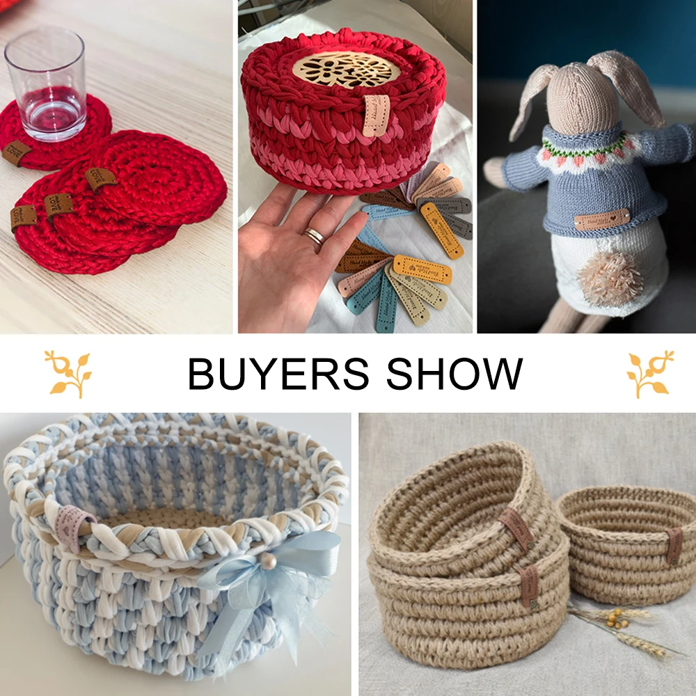 20 шт. кожаные этикетки для одежды ручная работа | Дом и сад