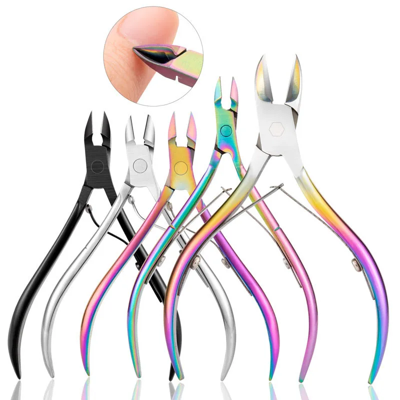 

Nail Cuticle Scissors Stainless Steel Skin Remover Nail Cutter Manicure Pedicure Nipper Clipper Fingernail Toenail Trimming Tool