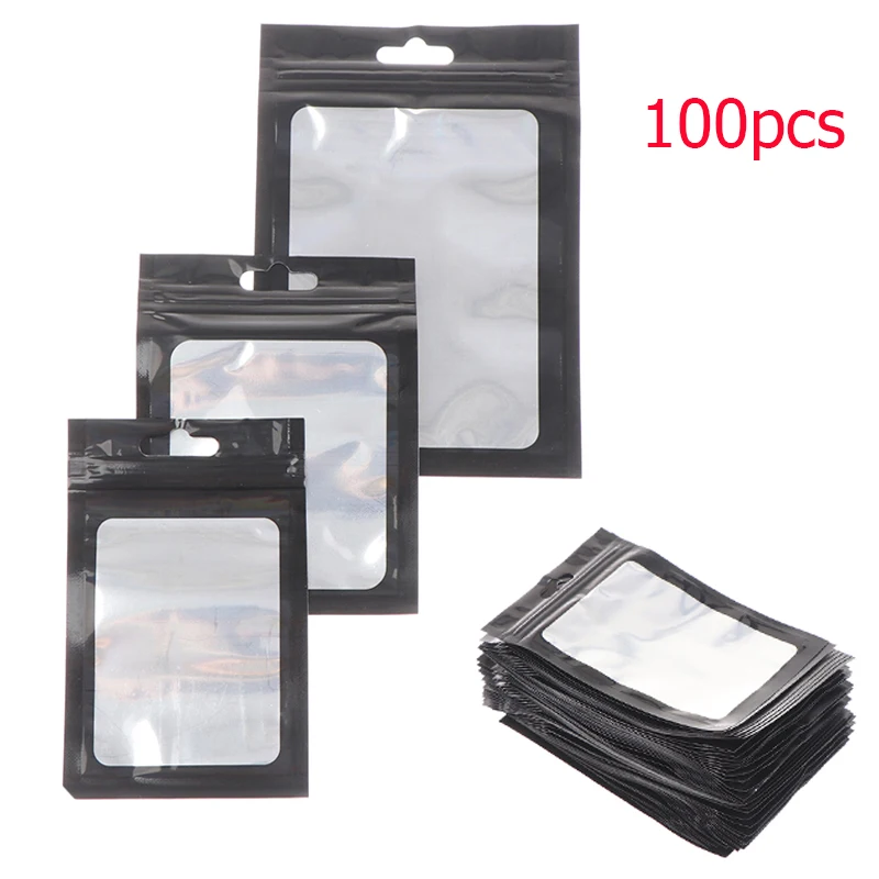 

100 шт., пакеты с застежкой-молнией для упаковки подарков