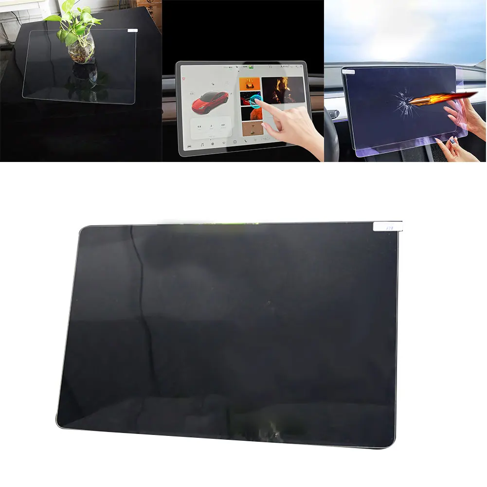 

For Tesla Model 3/Y 20+ Center Control Accessorie Car Navigation Touch-Screen Display Tempered Glass Protector Film