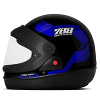 automatic helmet pro tork sport moto blue 58 m