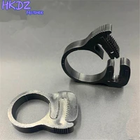 5pcs hose clamp 10 469mm plastic line water pipe strong clip spring hoops fuel air tube fitting fastener fixed tool black white