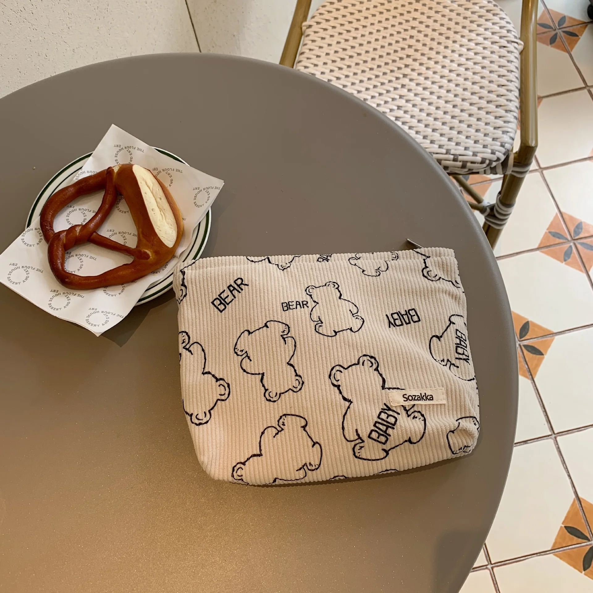 

Вельветовая женская косметичка из хлопчатобумажной ткани, сумка для макияжа, ручная дорожная сумка, органайзер для помады, модные чехлы на ...