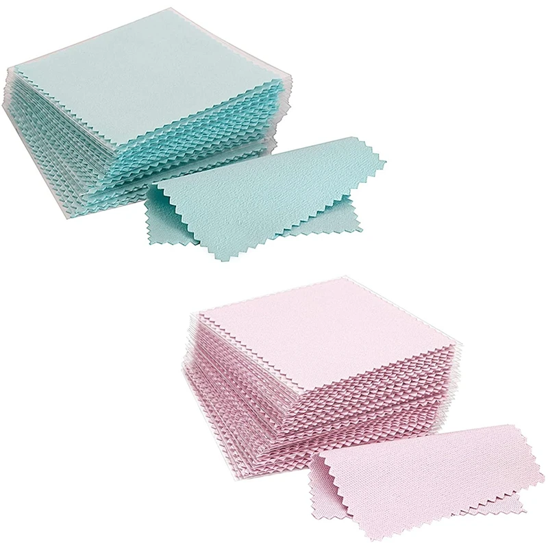 

200Pcs Jewelry Cleaning Cloth,Silver Polishing Cloth Individually Wrapped,Small Jewelry Polishing Cloth
