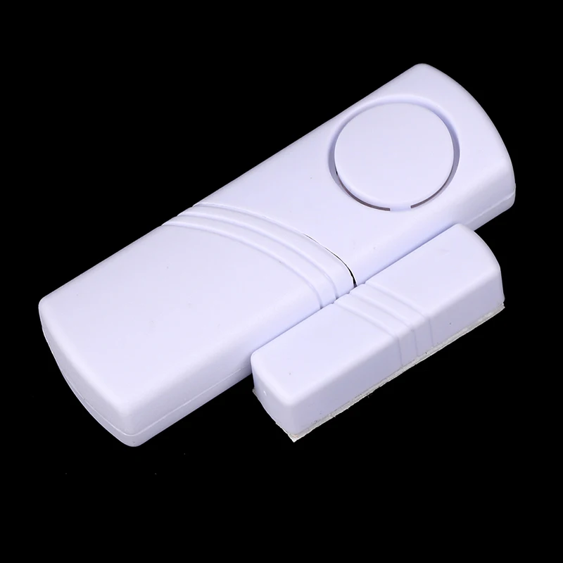 

1Pc Independent Wood Door Alarm Sensor Window Detector With 90Db Buzzer Burglar Security Alarm System