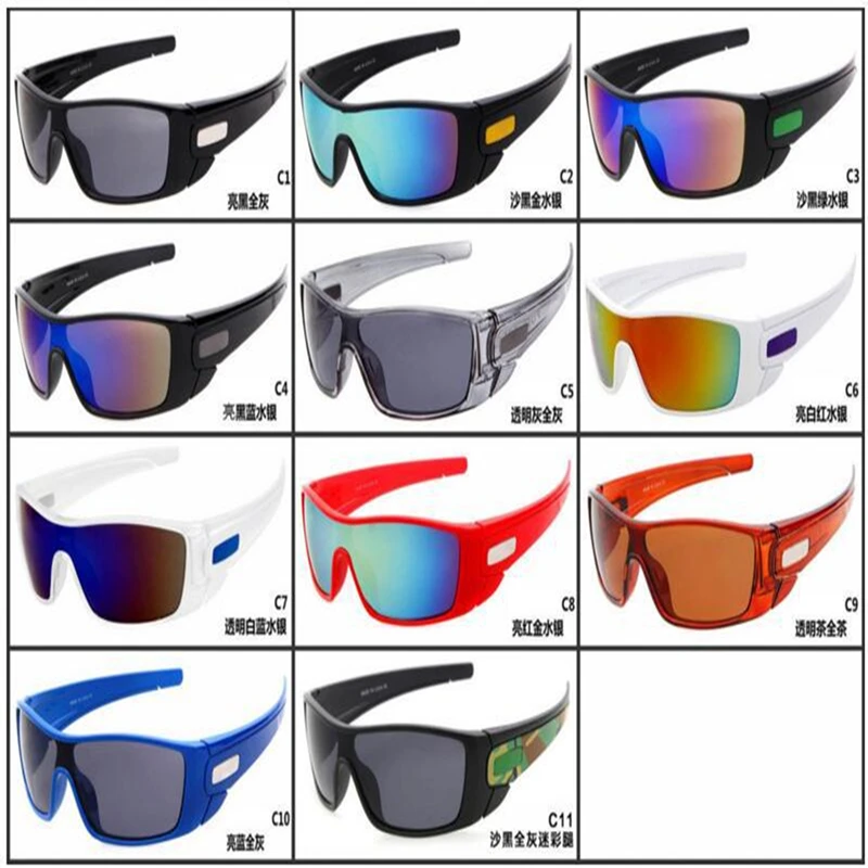 

2020 Long One-Piece Sports Men Sunglasses Outdoor Men's Sun Glasses UV400 Goggles