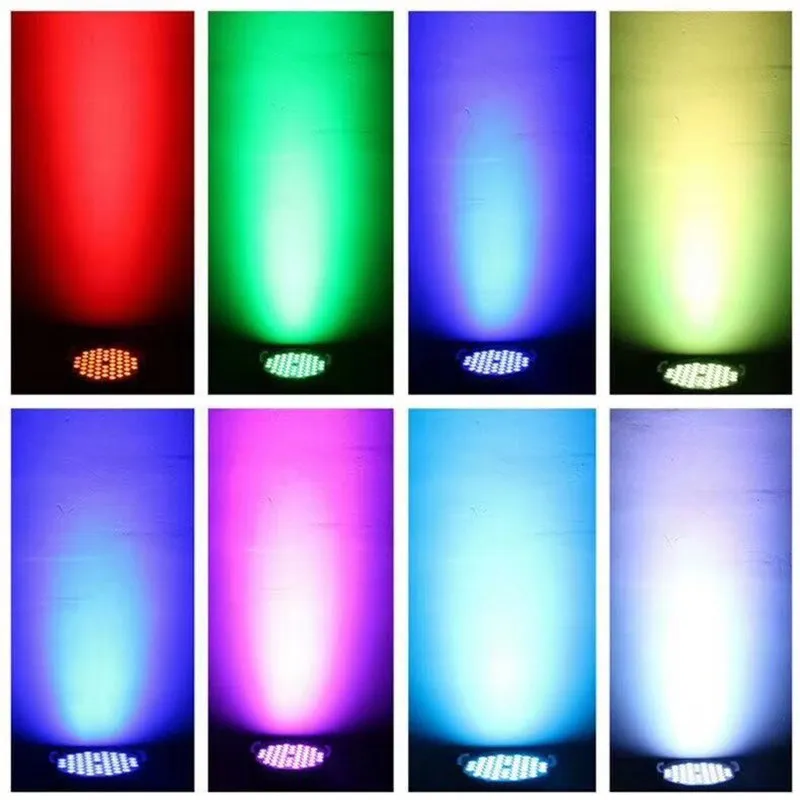 Фото Pop 54x3W LED Par Light RGBW 4In1 LED Par Light Sound Activated DMX512 LED Wash KTV DJ Disco Bar Club Party Stage Light Event Sh №4