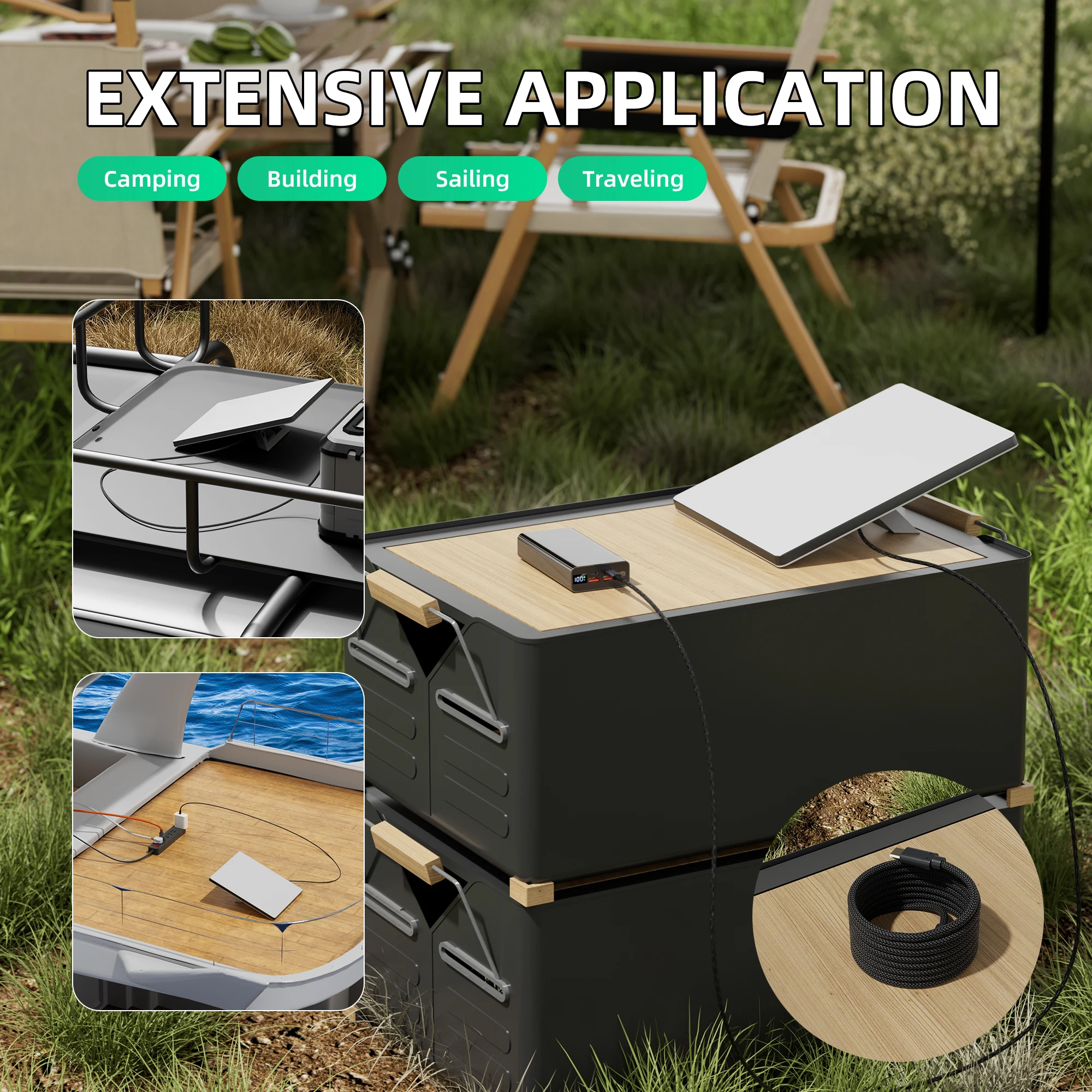 Для Starlink Mini Power Cable Magic Magnetic 5FT/1 5M Водонепроницаемый для Аксессуары Открытый DC в