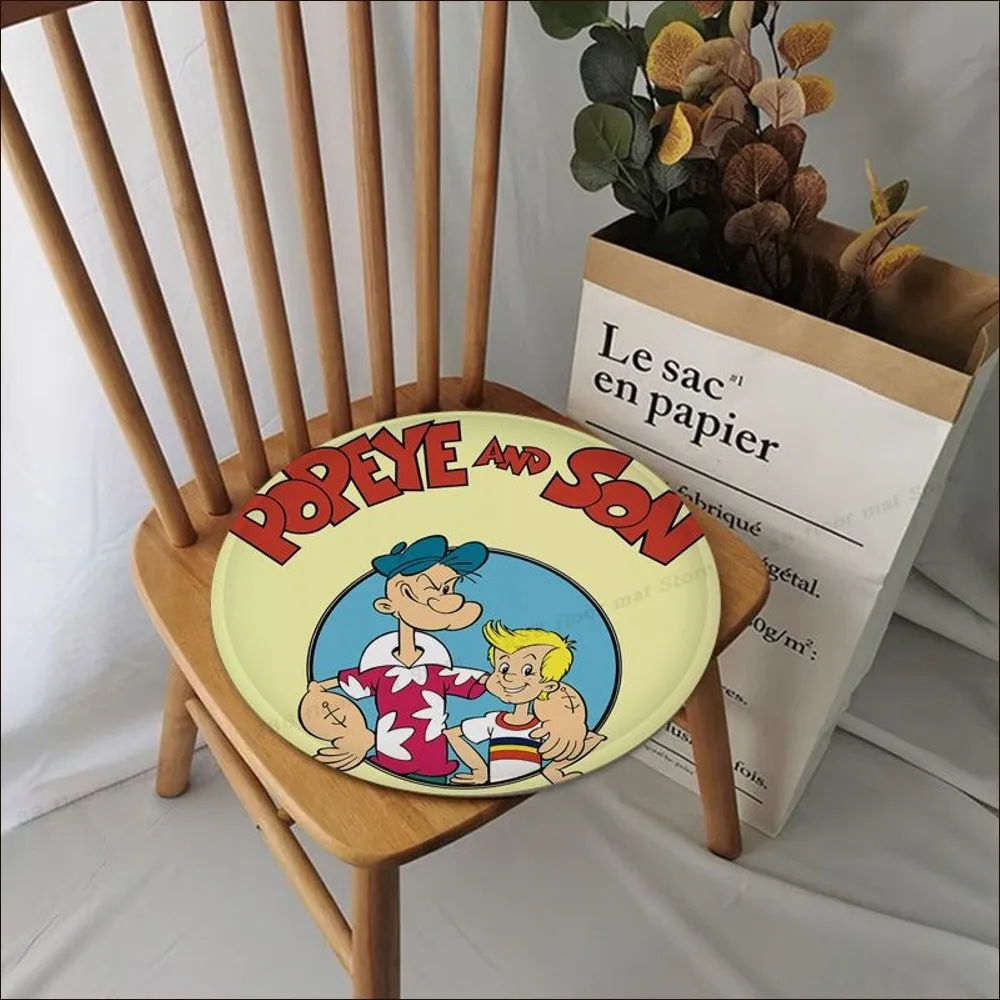 Симпатичная мультяшная Подушка P-Popeye коврик Европейское искусственное кресло