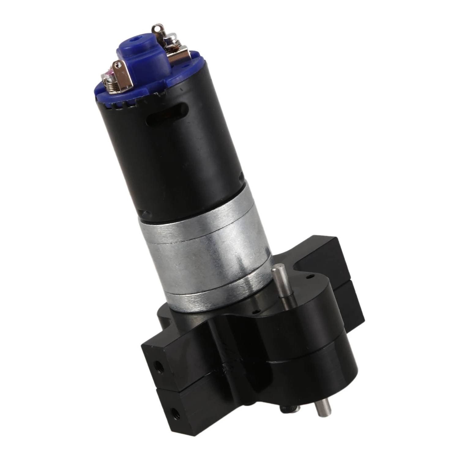 

370 Power Metal Motor Reverse Gearbox with Heat Sink RC Car Spare Parts for WPL B1 B14 B24 C14 C24 B16 B26 B36 JJRC Q60 Black