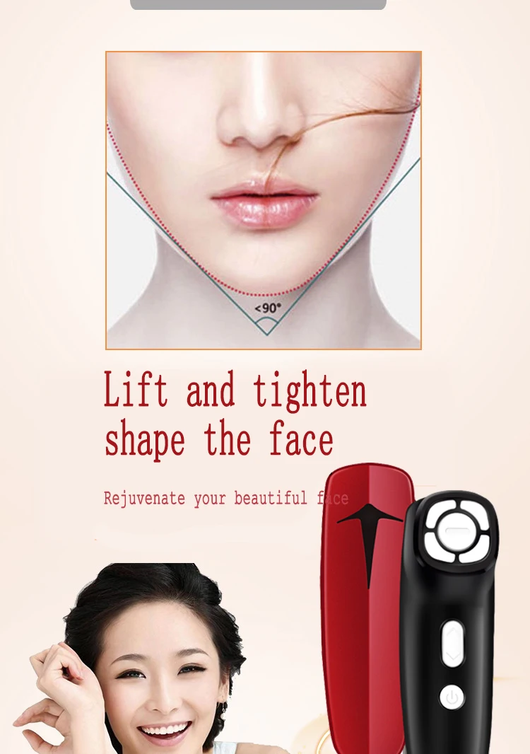 Mini Ultrasound Knife Home Portable Beauty Lifting and Tightening Skin Rejuvenation Facial Skin Care Beauty Device IPL Device