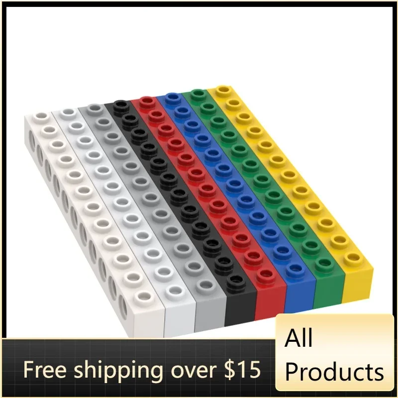 BuildMoc 10 шт. высокотехнологичная сборка частицы 3895 1x12 кирпичный конструктор Набор