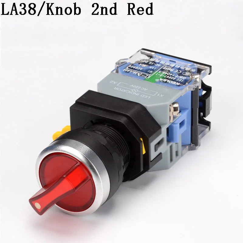 

22 мм LA38 переключатель кнопок с подсветкой самоблокировка сброс плоская головка переключатель для бега 24 220 В Красный Зеленый стартовый Гриб Ручка со штативом