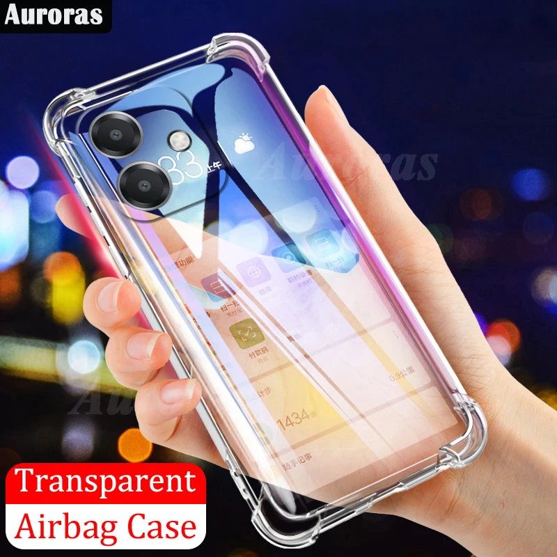 Auroras для OPPO A40 A60 A80 4G/5G магнитное кольцо Прозрачная силиконовая подушка