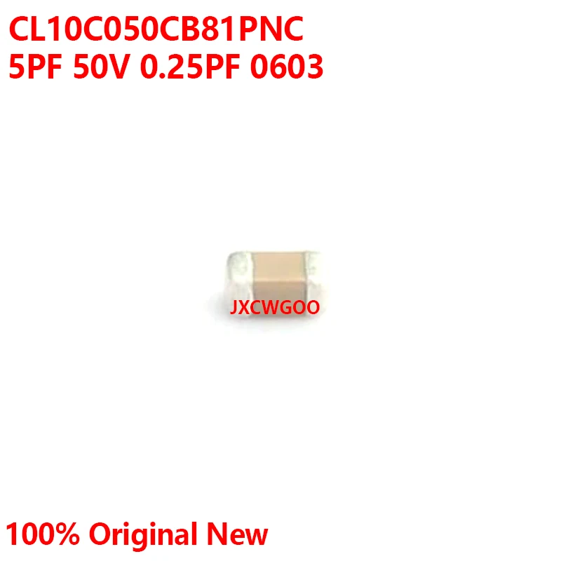 

100 шт. 5pF 50 в 0.25pF CL10C050CB81PNC 0603 C0G оригинальный новый