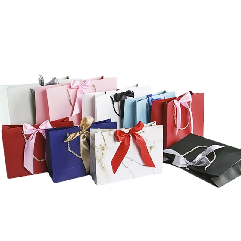 10 шт. Подарочный пакет Золотая Подарочная коробка для одежды упаковки книг